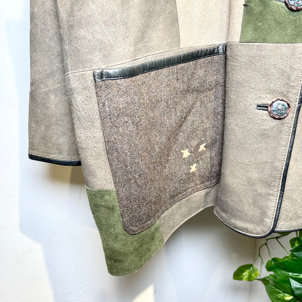 つぎはぎパッチワークのチロルジャケット IGB0062 | 古着屋mumu