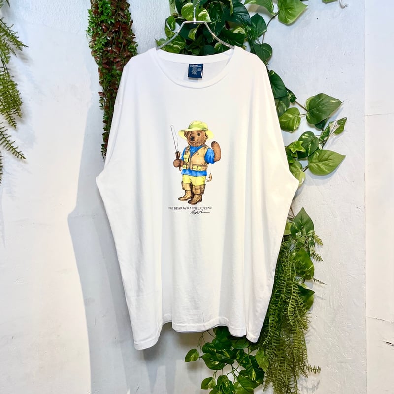 【激かわ】ポロベアTシャツ　ホワイト　ピクニックベア ピクニック Polo ベア Tシャツ （Tシャツ）｜POLO RALPH LAUREN