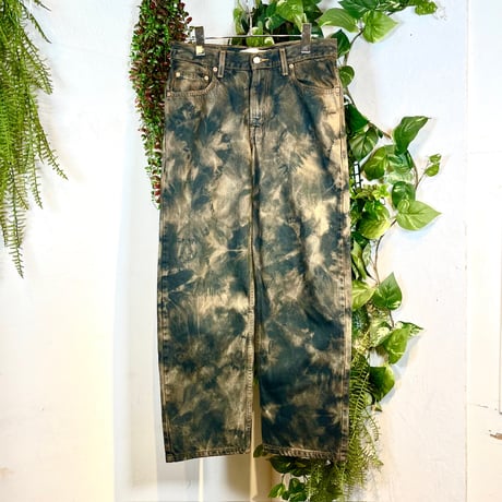 ☆US古着☆vintage【総柄 本革 レザー タッセル ジャケット】メンズXL ☆US古着☆vintage【総柄 本革 レザー タッセル ジャケット