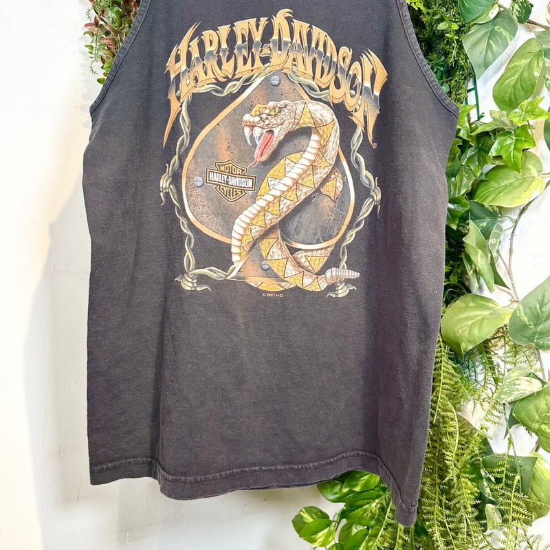 強そうな蛇のハーレータンクトップ IGB1247 | 古着屋mumu
