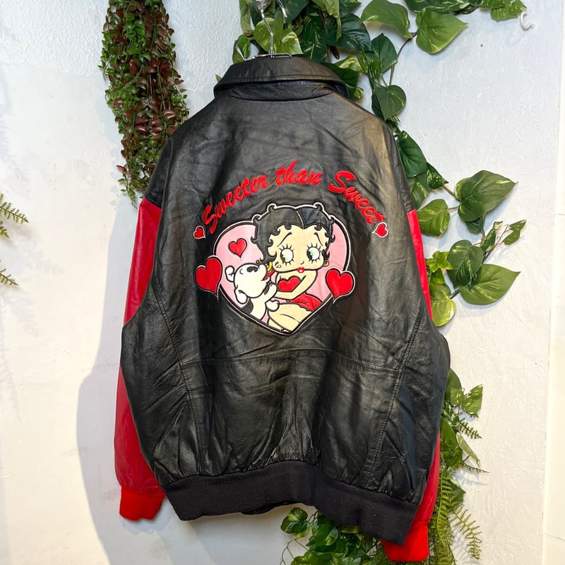 ☆special item ベティちゃんレザージャケット IGB0176 | 古着屋mumu ☆special item ベティちゃんレザージャケット IGB0176 | 古着屋mumu