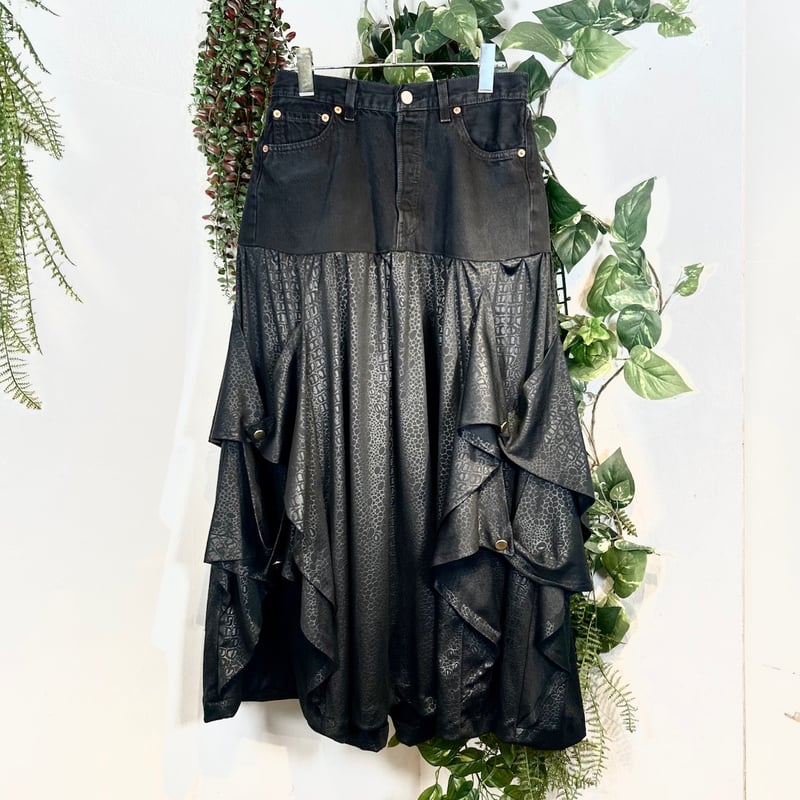 リメイクドッキングフリルスカート IGB1164 | 古着屋mumu