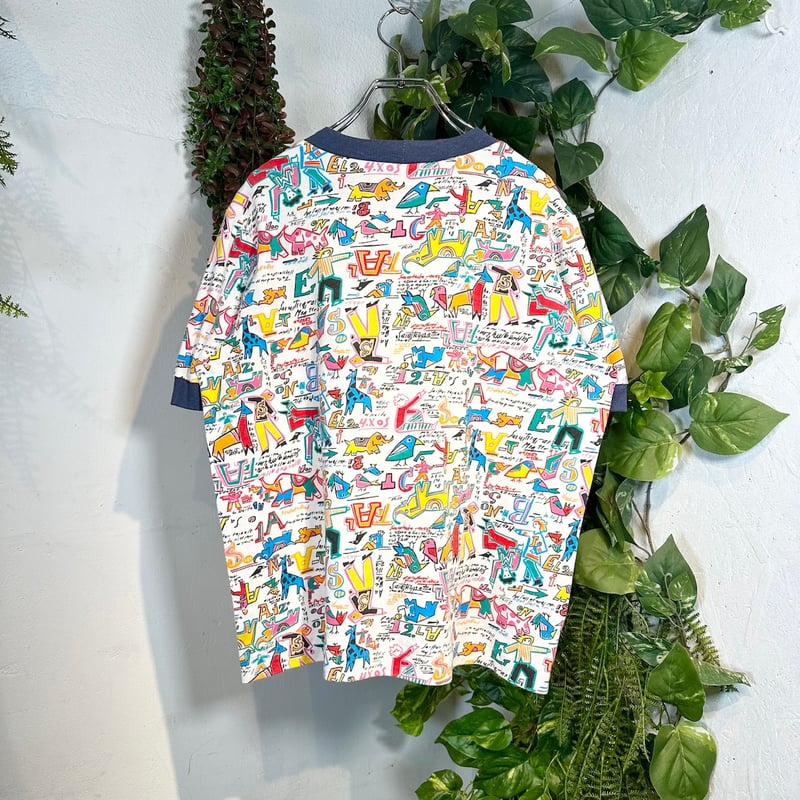 カラフル落書きTシャツ IGB0570 | 古着屋mumu