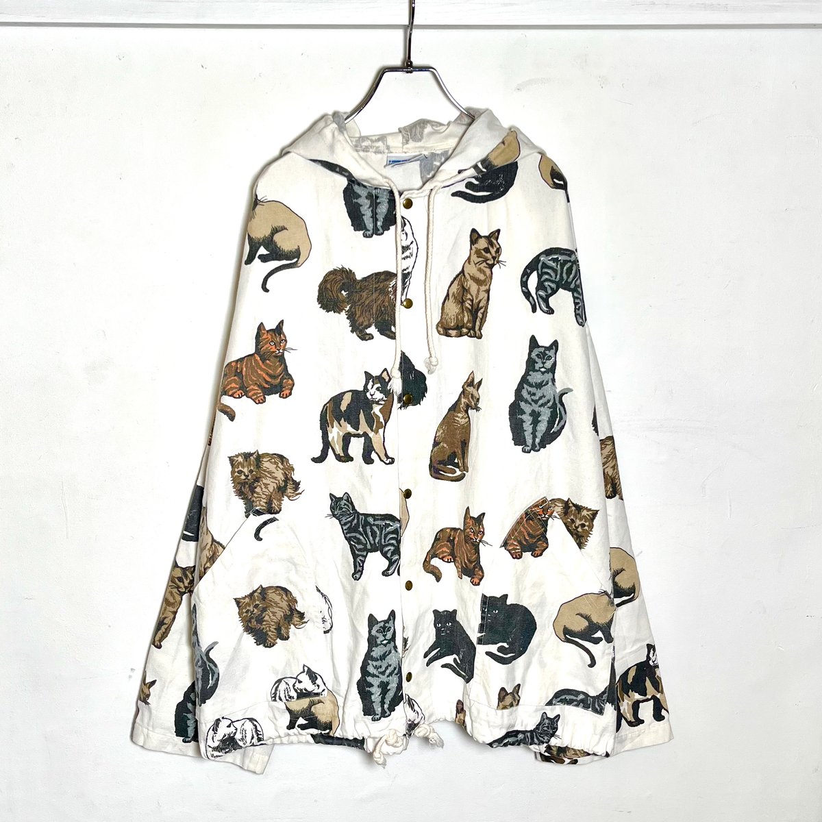 Michigan rag 猫柄　迷彩　カバーオール Michigan rag 猫柄 迷彩 カバーオール Michigan rag 猫柄 迷彩