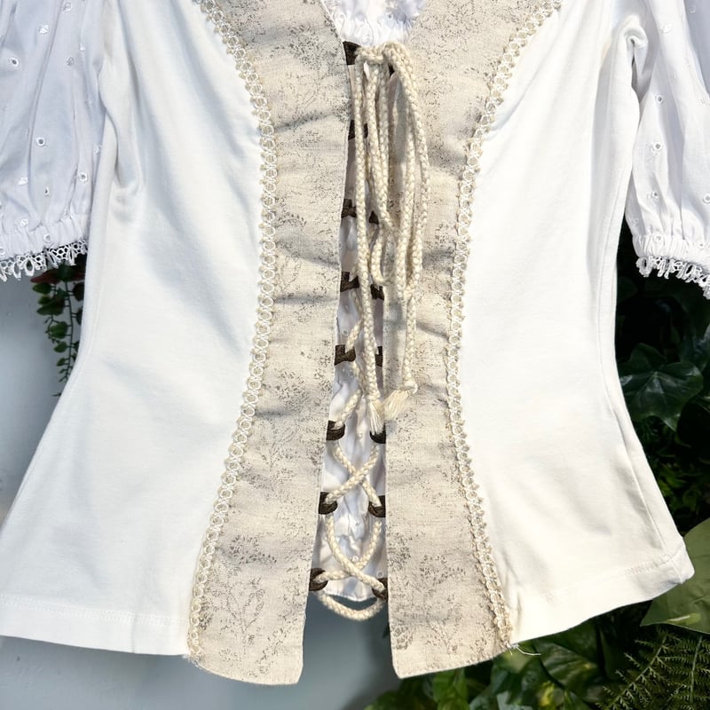 古布　　古布色々、大人可愛いビスチェ 楽天市場】※大きいサイズレディース セットアップ | リネン