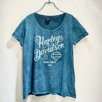 ラインストーンハーレーTシャツ IGB2235