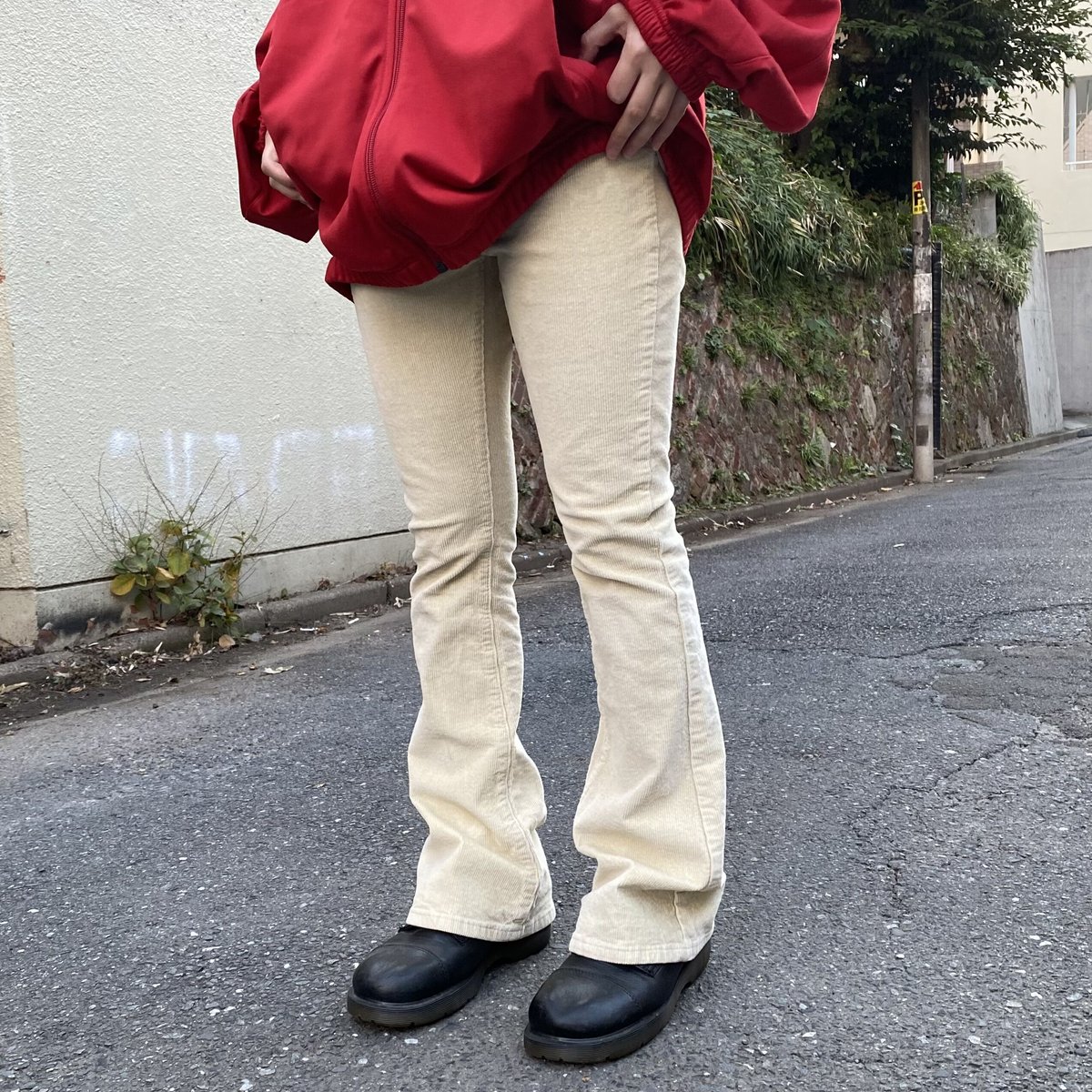 クリーム色のコーデュロイパンツ2880 | 古着屋mumu