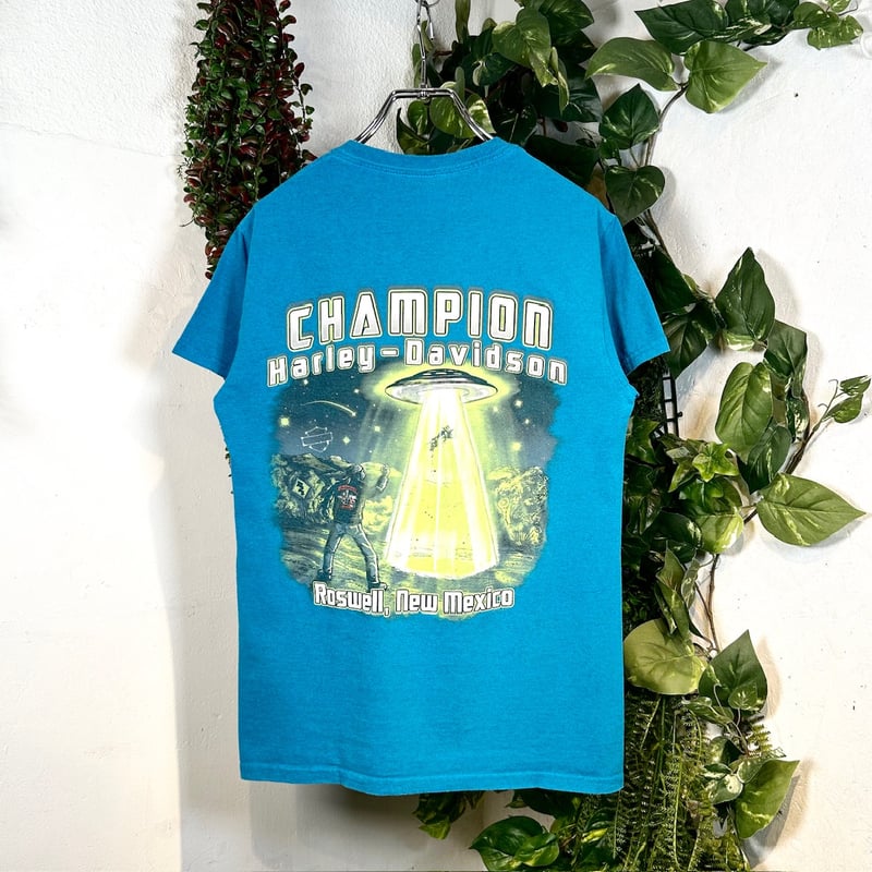 宇宙人がやってきた！ハーレーTシャツ IGB0948 | 古着屋mumu