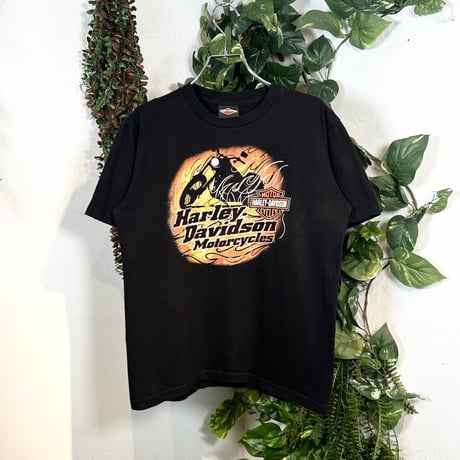 ●中古vintage Harley-Davidson エンブレムTシャツ 4XL 古着 ～00年代 ハーレーダビッドソン Harley-Davidson