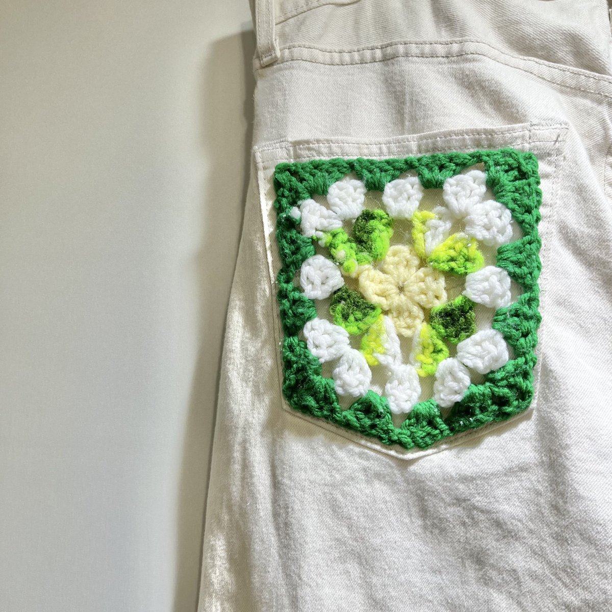 クロシェとレースのリメイクパンツ IGT3236 | 古着屋mumu