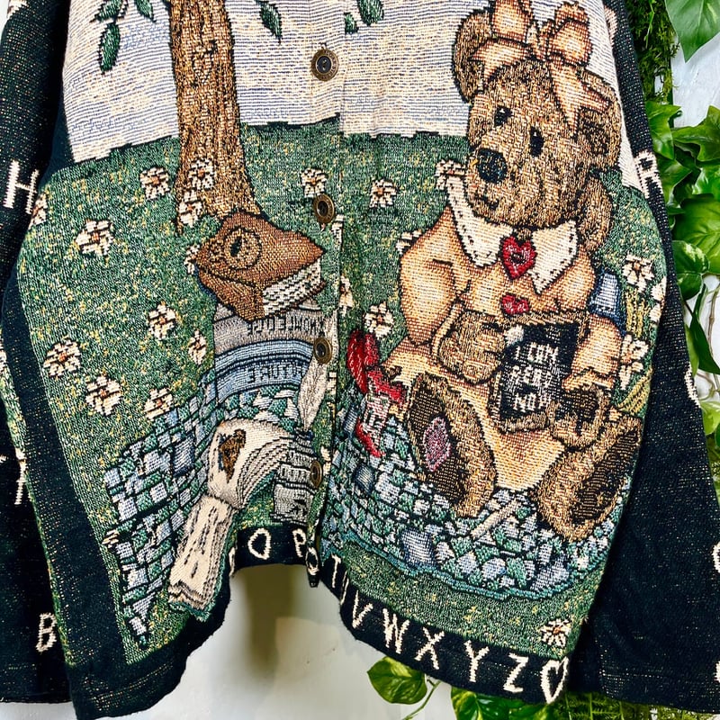 くまさんとピクニックゴブランジャケット IGB1610 | 古着屋mumu