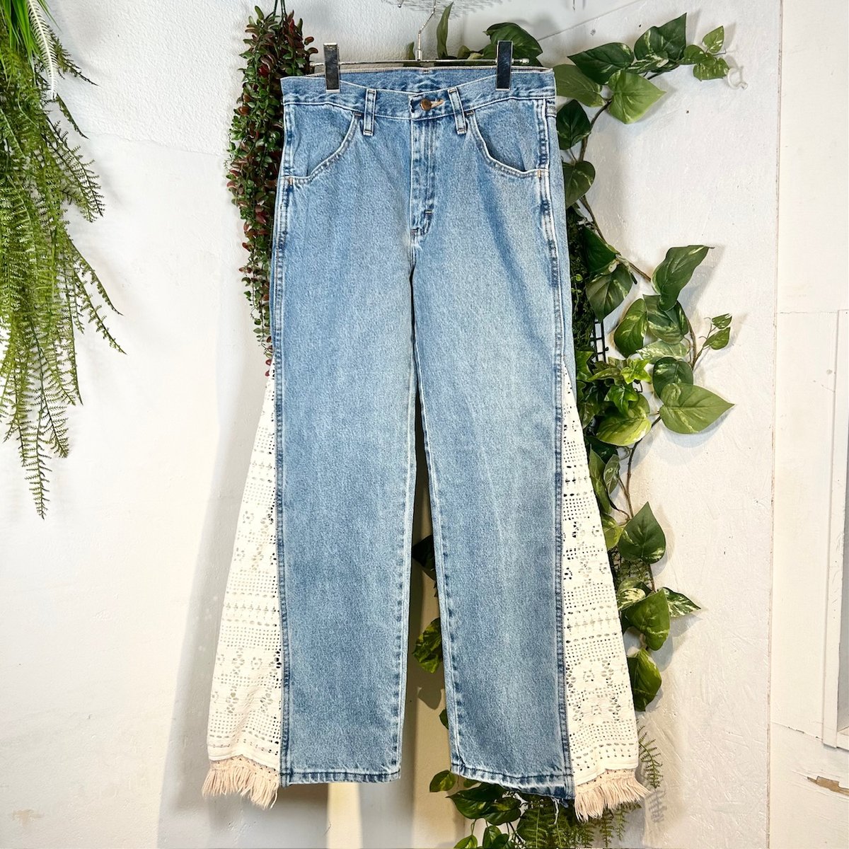リメイクフレアデニムパンツ IGB1238 | 古着屋mumu リメイクフレアデニムパンツ IGB1238 | 古着屋mumu