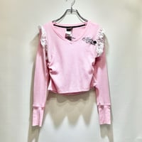 ピンクシュガーハーレーシギャザートップス IGB2186