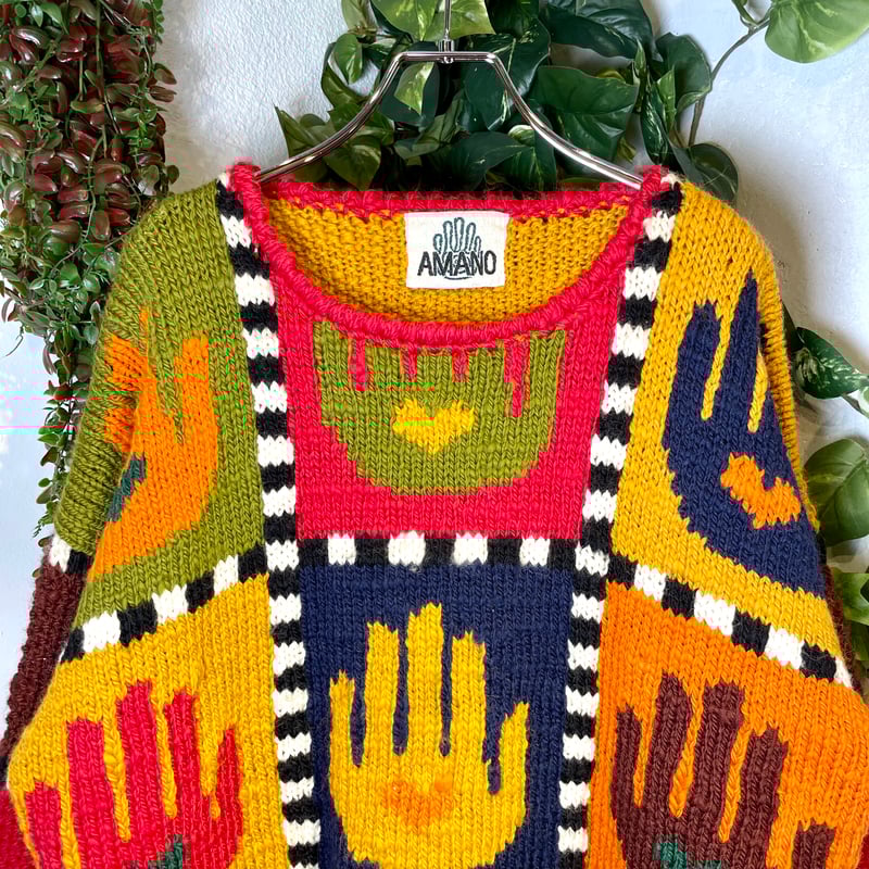 AMANO 手のひらたくさんニット IGB0055 | 古着屋mumu