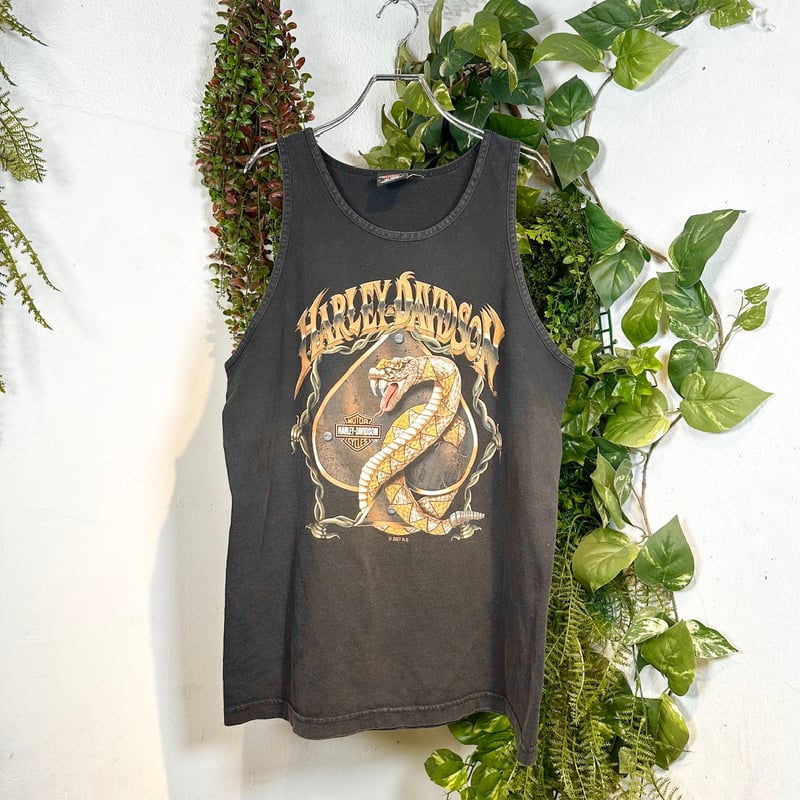 【レア】Harley-Davidson タンクトップ Mサイズ Harley Davidson - 古着 00年代 ハーレーダビッドソン Harley