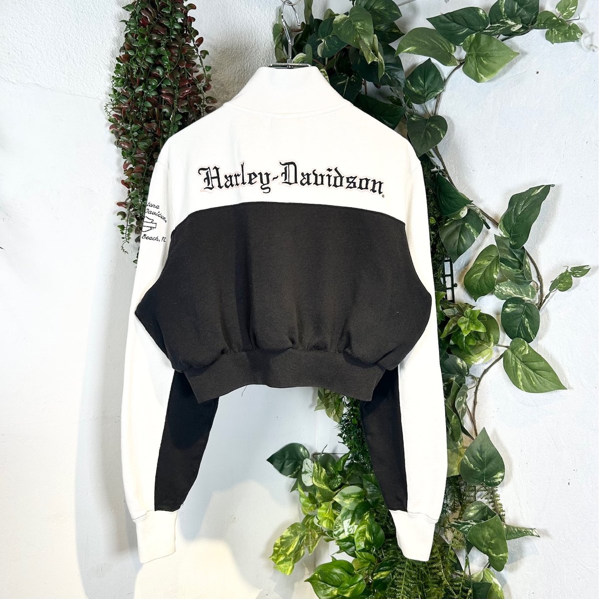 ハーレーリメイクショート丈パーカー IGB1165 | 古着屋mumu