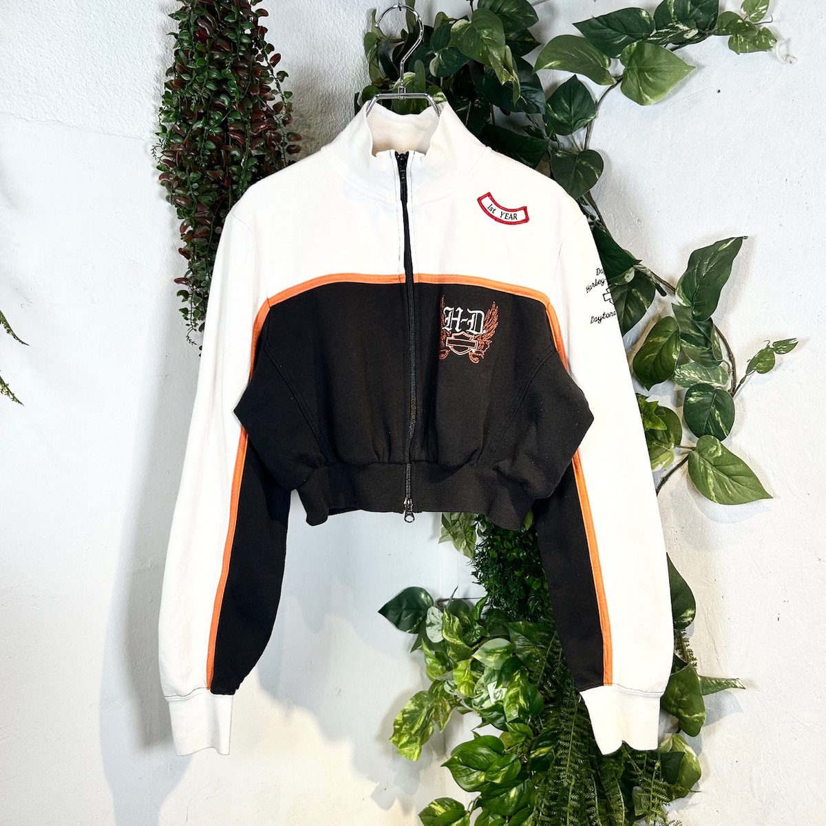 ハーレーリメイクショート丈パーカー IGB1165 | 古着屋mumu