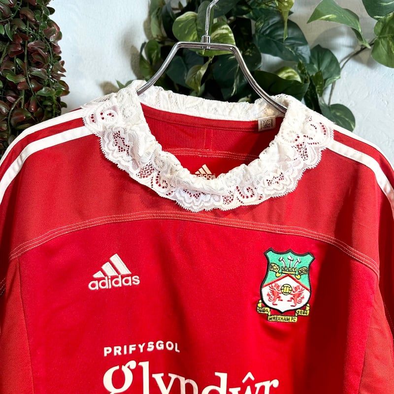 太陽みたいなリメイクショートサッカーシャツ IGB0416 | 古着屋mumu
