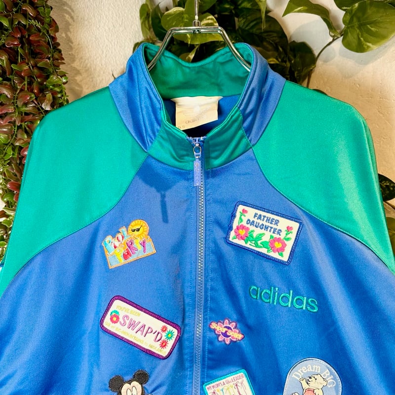 ラブリーワッペンのadidasトラックジャケット IGB0317 | 古着屋mumu ラブリーワッペンのadidasトラックジャケット IGB0317 | 古着屋mumu