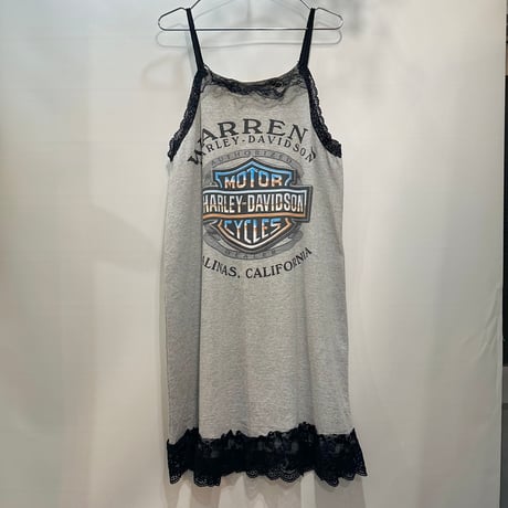 胸ポケットリメイクハーレーキャミワンピース IGB2025