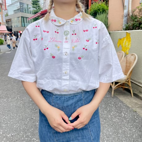 今期完売品　ブラウス　ホワイト　36 CATEGORY Blouse | 古着屋mumu