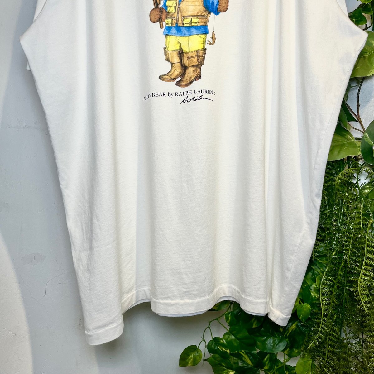 魚釣りコーデのポロベアTシャツ IGB03858 | 古着屋mumu