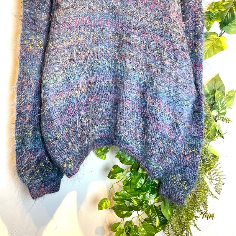 レインボーモヘアニット IGB0077 | 古着屋mumu