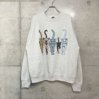 仲良くお散歩猫ちゃんスウェット　IGB2139