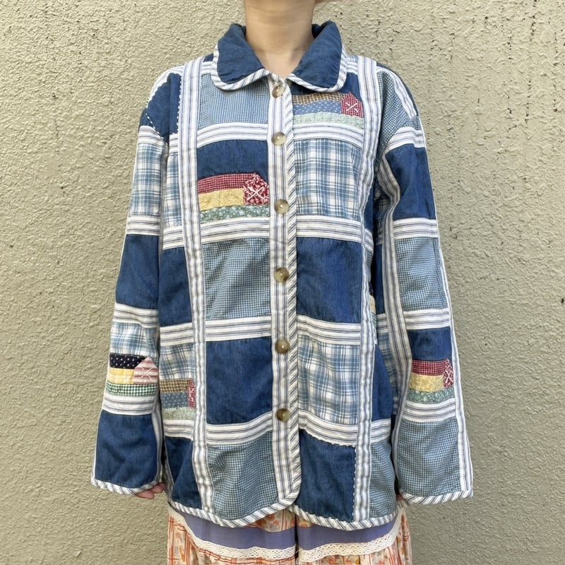 ミシンしたくなるパッチワークジャケット IGT5298 | 古着屋mumu