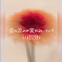 恋の流れが変わるヒーリング💖(12回分)