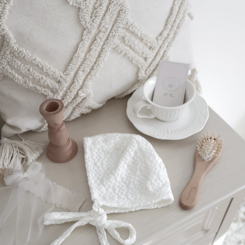 lace ボンネット（ロンパースlong用） | DE（ディーイー）