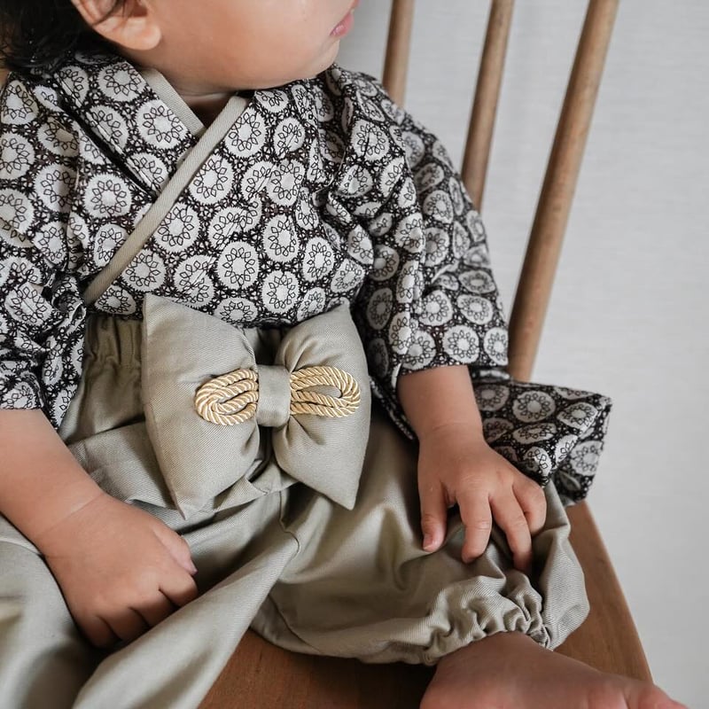 ≪de.sh0p≫ ベビー袴　サークル　dark brown ≪de.sh0p≫ ベビー袴サークルdark brown