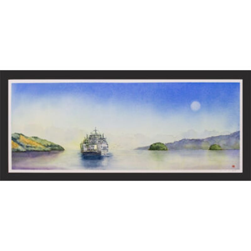 ボートと港の風景画 油彩 ボートと港の風景画 油彩 ボートと港の風景画 油彩 ボートと港の風景画