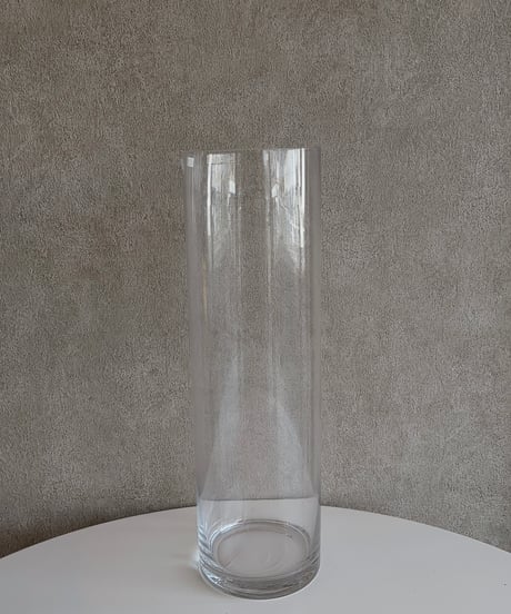 glass cylindrical vase