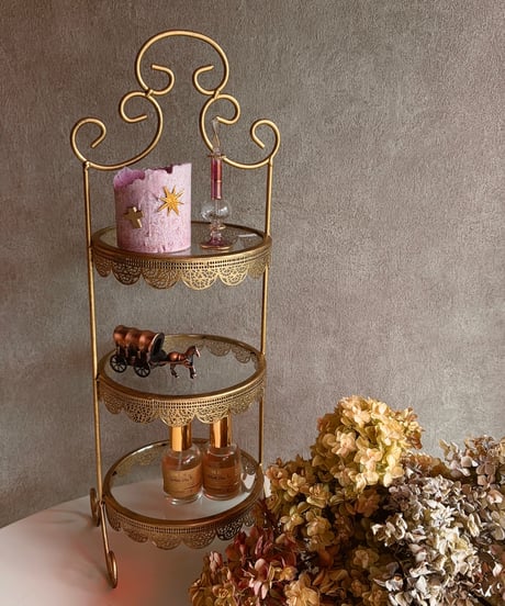 iron×glass  display tray