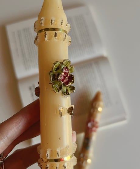 【フランス蚤の市】vintage candle 🇫🇷