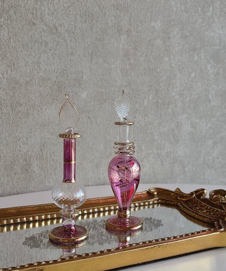 Egypt perfume glass bottle 🇪🇬  pinkpurple