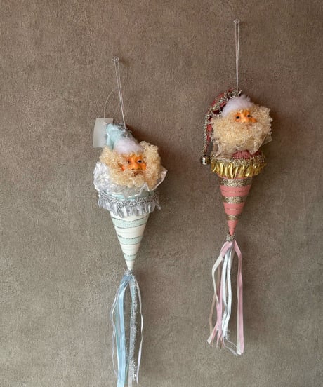 Christmas ornament  「santa cone」