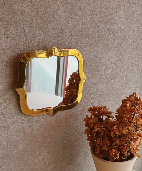 真鍮製 Moroccan wall mirror🇲🇦  wave