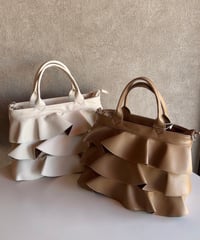 2way leatherfrill bag