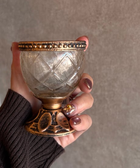 candle glass pot