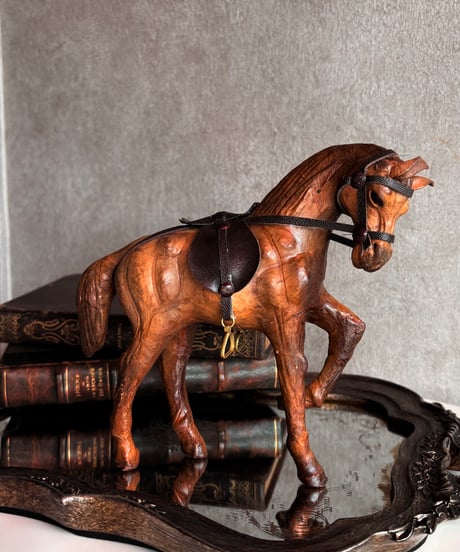 【スペイン蚤の市】 vintage horse figurien 1970年もの