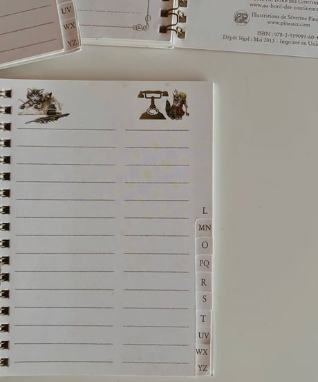 フランス製 address book🇫🇷