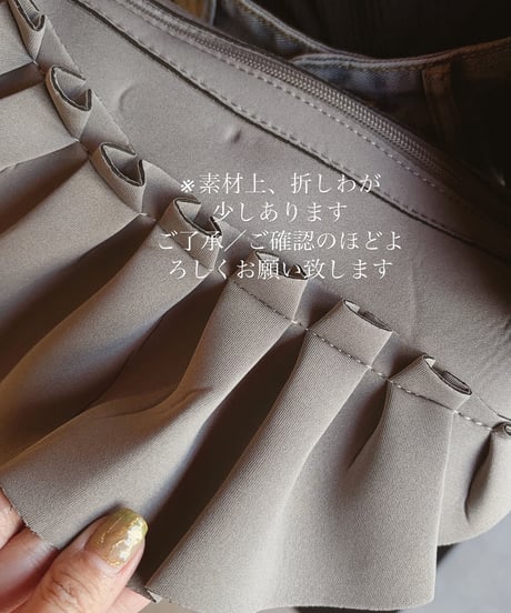 frill shoulder bag