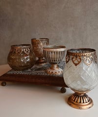 candle glass pot