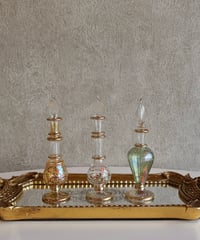 Egypt perfume glass bottle 🇪🇬    greencleargold