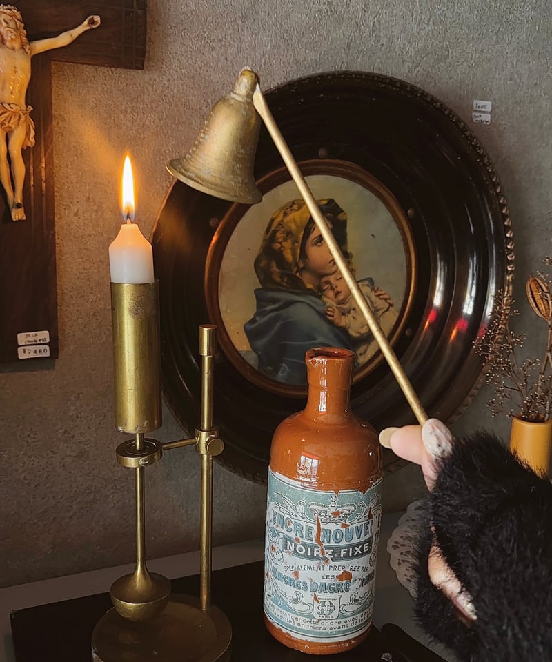 チェコ蚤の市】 真鍮製 antique candle snuffer🇫🇷 | aldee :k