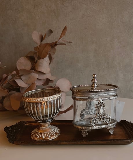candle glass pot