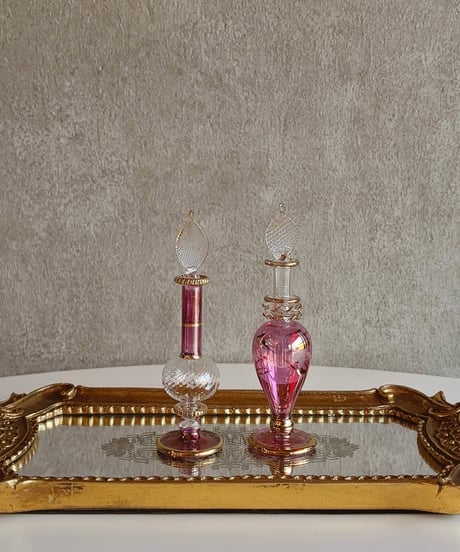 Egypt perfume glass bottle 🇪🇬  pinkpurple