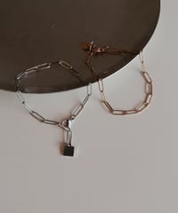stainless chain bracelet